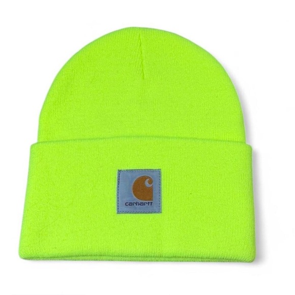 Carhartt Other - Carhartt Neon Green Yellow Knit Beanie – NWOT